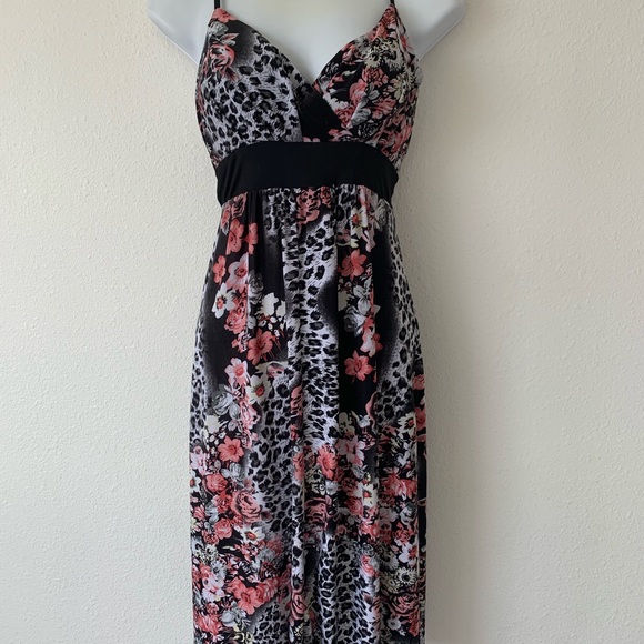 California Woman leopard print cherrry blossom M - Picture 8 of 8